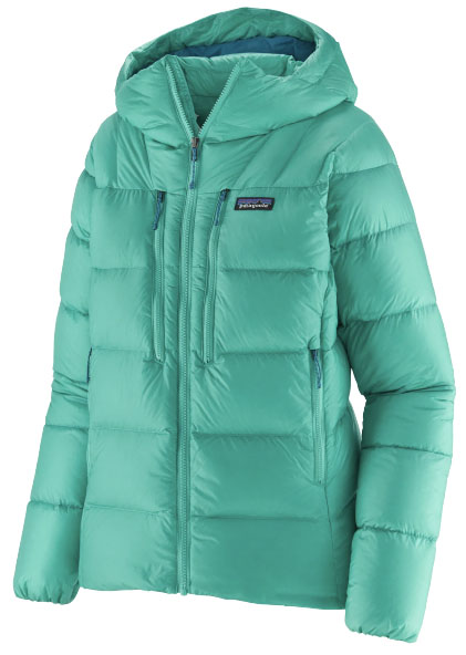 Patagonia Fitz Roy Hoody teal (women's down jacket)